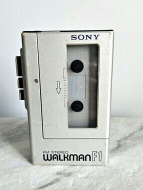 Vintage Sony Walkman F1 FM Stereo Cassette Player - FM Radio Works